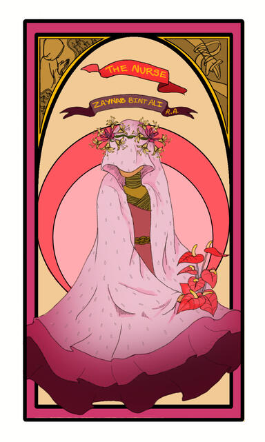 Tarot-style card merchandise for and client