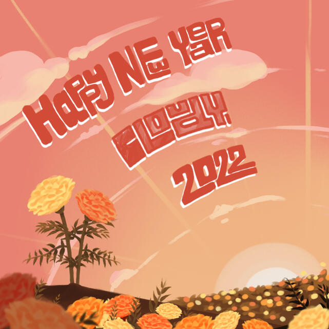 Greeting Card concept 2 for Cloudy Studios