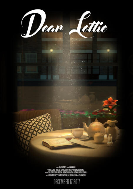 The movie poster for my senior short film project.